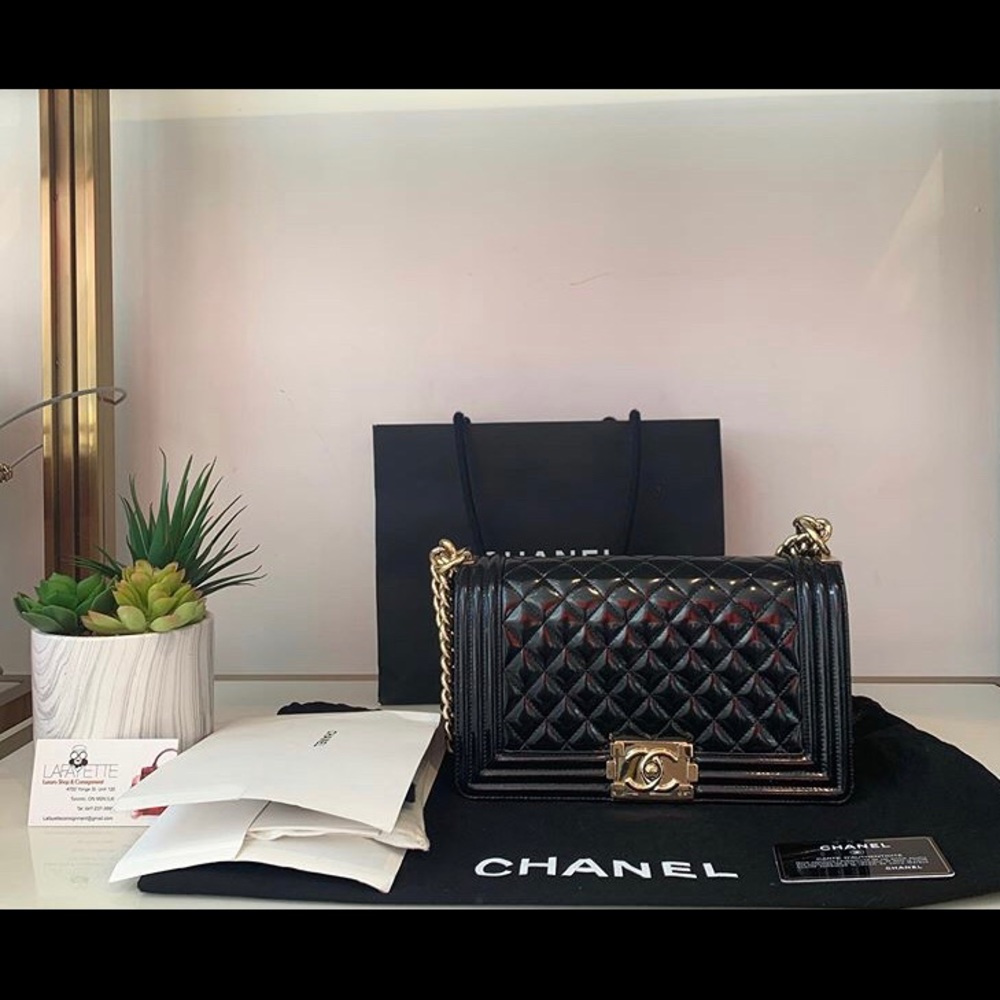 Chanel Le Boy Patent